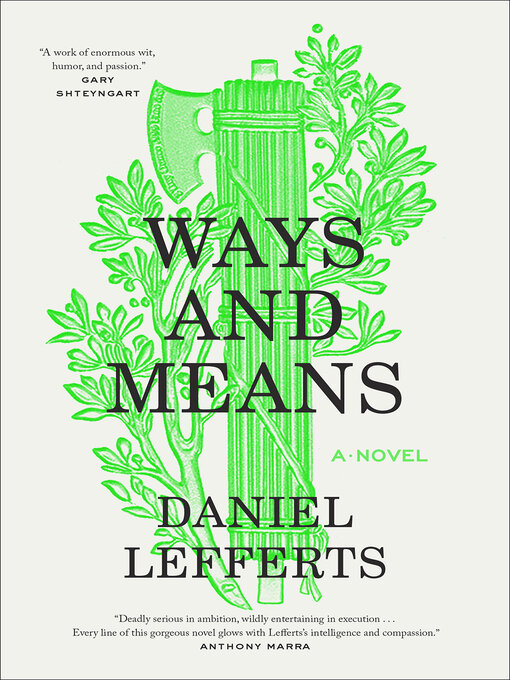 Title details for Ways and Means by Daniel Lefferts - Wait list